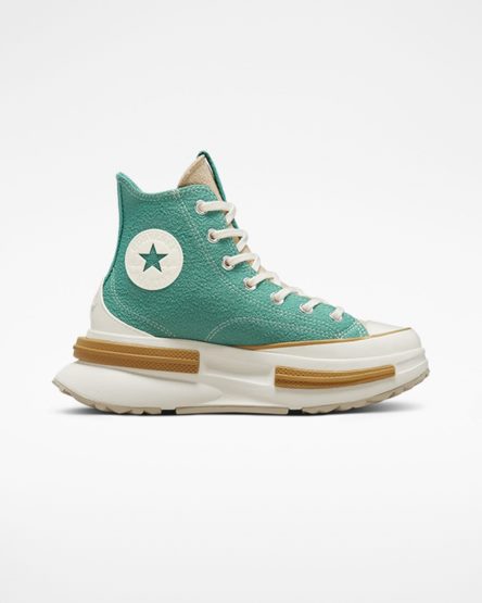 Women's Converse Run Star Legacy CX Textured High Top Shoes Green | AU 61C89W